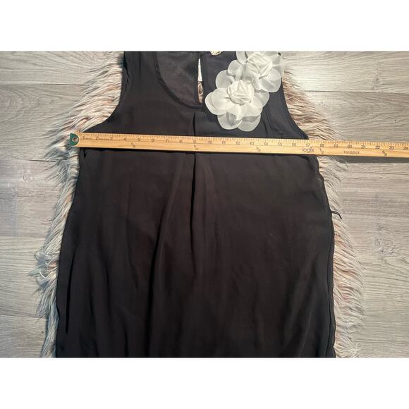 Soprano kids black dress with white flowers - Picture 9 of 9